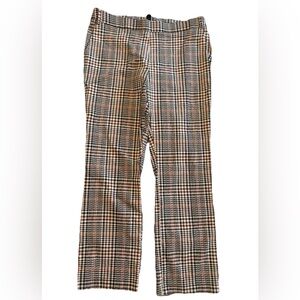 Jules & Leopold Houndstooth Plaid Pull-on Stretchy & Elastic Waist Dress Pants